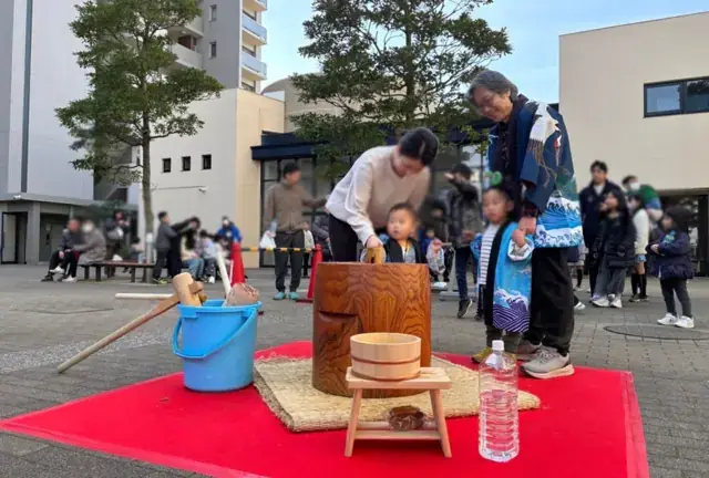 マンション内の屋外スペース