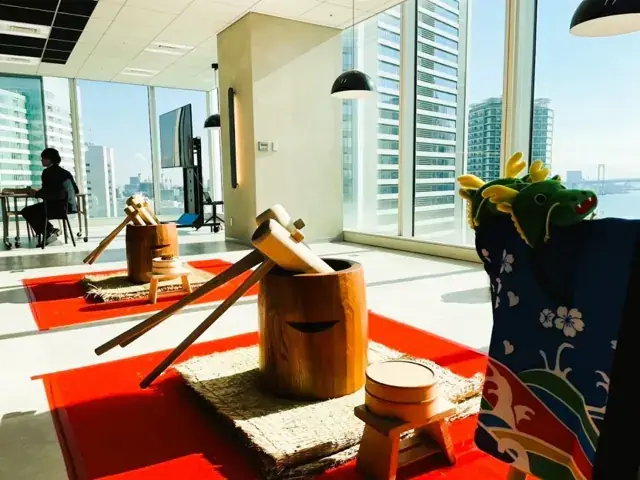 企業の新年会会場
